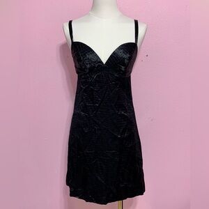 VTG Guess black mini dress - size 3